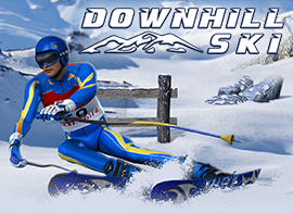 Downhill ski game